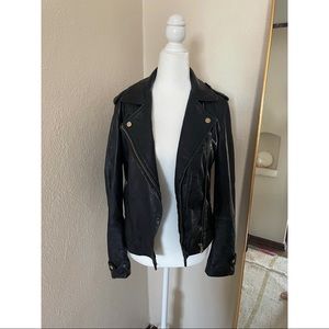 Real leather jacket
